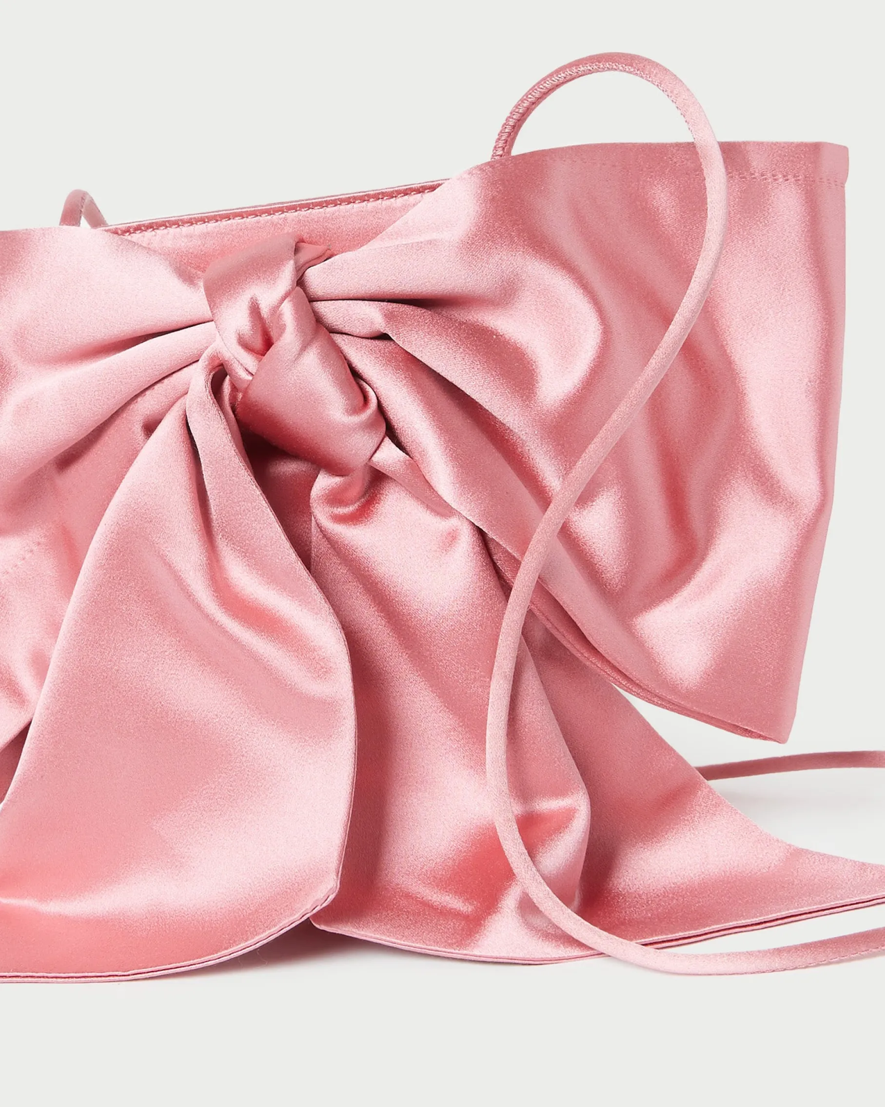 Violet Cream Woven Bow Crossbody