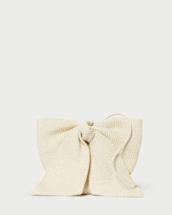 Violet Gold Diamanté Bow Crossbody