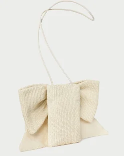 Violet Rose Satin Bow Crossbody